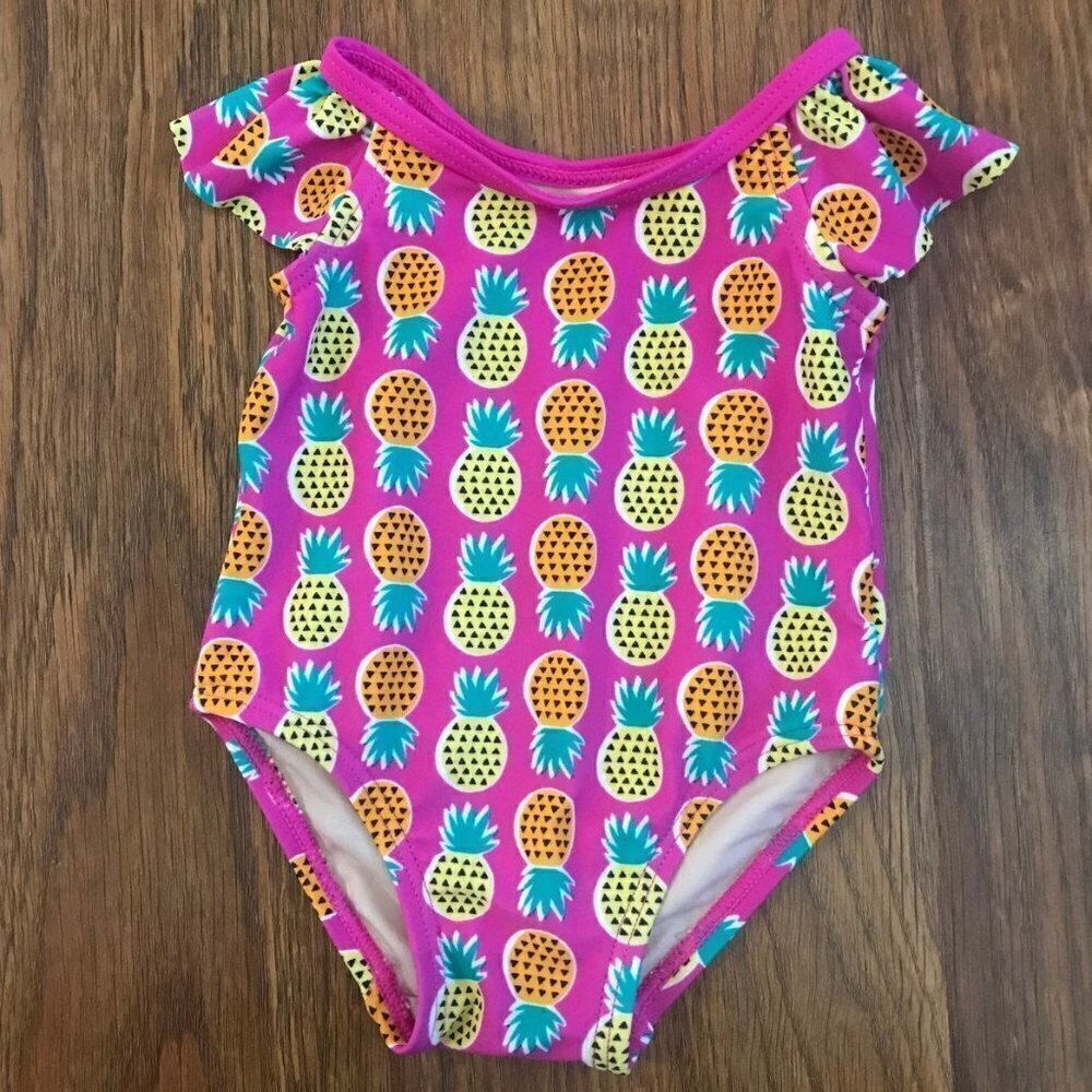 Tea pineapple one piece Swimsuit